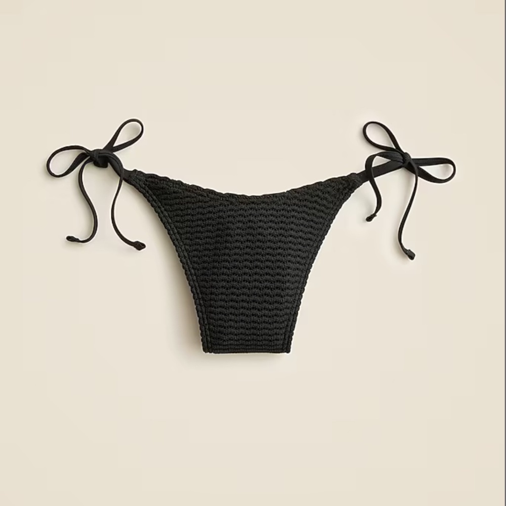 J Crew Crochet string bikini bottom